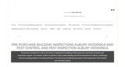 Desktop Screenshot of buildinginspectionspecialists.com.au