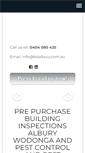 Mobile Screenshot of buildinginspectionspecialists.com.au